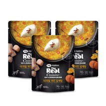 하림펫푸드 더리얼 퀴진 강아지 삼계탕, 닭, 100g, 3개
