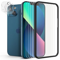 모란카노 플래쉬 액정 강화유리 휴대폰 보호필름 4p + 가이드툴 + 카메라 보호필름 2p 세트, 1세트