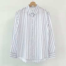여성용 럽스 주미 스트라이프 베이직 남방