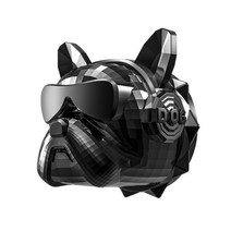 도그독 차량용 방향제 D-E1 불독 메탈릭블랙 블랙체리, 1개입, 1개