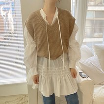 벨라노이 풍성한 셔링 베이비돌 럽유 블라우스 원피스