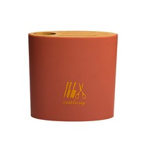 가팡 분리형 칼 가위 꽂이 LIBA072, 02번 오렌지, 1개