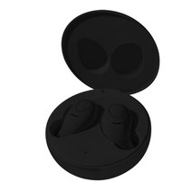 마카롱 블루투스 노이즈캔슬링 커널형 무선이어폰세트, 블랙, TOUCH U 알파