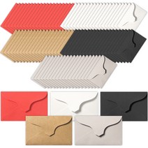 투영디자인 심플 미니 명함 봉투 5종 x 20p, 혼합색상, 1세트