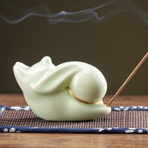 메드인코 분양중인 애니멀 인센스 홀더 래빗, 청록
