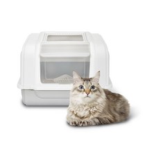 [강블리라이프화장실대형강블리고양이] 강블리라이프 고양이 화장실, 그레이