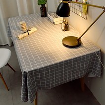 마켓A 모던 체크 패브릭 테이블매트, TYPE9, 140 x 180 cm