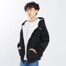 고스트리퍼블릭 아동용 오버핏 레트로 프린팅 양털 후드집업