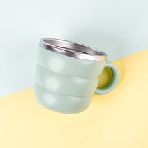 릴팡 티어제로 더볼 식기세척가능 스텐컵 LF7016, 오프민트, 1개
