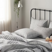 지베딩 라이트 시어서커 여름 차렵 이불 + 베개커버 세트