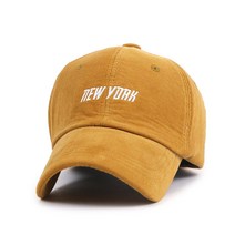 아이엠캡 심플 뉴욕 코듀로이 볼캡