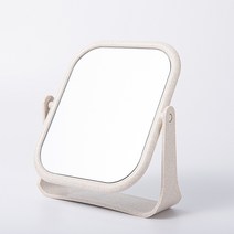 심플 미니멀 회전 거울 스퀘어 2p, 아이보리