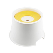 멍멍군나비양 반려동물 클린 물그릇 1L, 옐로우, 1개