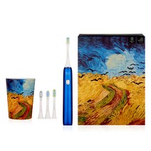 수카스 반고흐 에디션 전동칫솔 블루, X3U VAN GOGH
