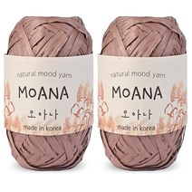 니뜨 모아나 뜨개실 40g x 2p, 109 애쉬레드빈, 1개