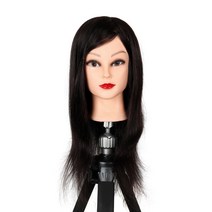 뷰리뷰리 미용연습용 인모 통가발 45cm, 1개