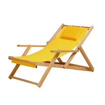 썬베드 비치 라탄 접이식 의자 야외 테라스 비치 수영장 론체어 선베드, 침대 단품