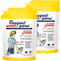 부케가르니 에코 1종 주방세제 레몬향 리필, 2개, 2.1L