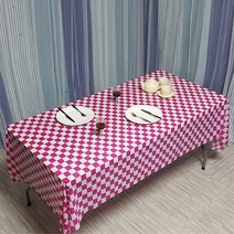 마켓피오 주방 일회용 파티 테이블보 그리드 타입5, 1개, 5개입