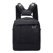 BAGnBAGs 숄더 겸용 카메라 백팩 DS-175, 블랙