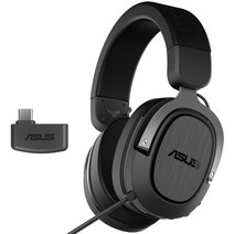 에이수스 TUF H3 WIRELESS 게이밍 무선 헤드셋, Gun metal