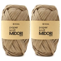 니뜨 미도리 뜨개실 40g, 203 베이지그레이, 2개