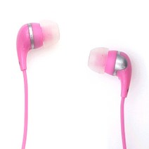 아쿠아 이어폰 + 실리콘캡 4p, 핑크