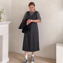 로미스토리 셋업 백라인 뷔스티에 원피스