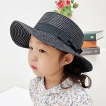 후니네 여아용 모리나 밀짚모자