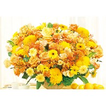 비버리 하모니 플라워 초미니 사이즈 직소퍼즐 BEM61-701, 혼합색상, 1000피스