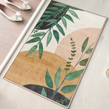 JCP 리빙 페인팅 흡수 발매트, 리프