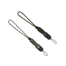 오니안 매듭 카메라 휴대폰 손목스트랩 카키 28cm, 2개