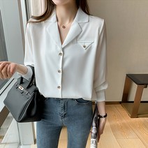 패션풀 여성용 앤오 테일러드 카라 셔츠 25706