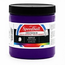 스피드볼 아크릭 실크스크린 잉크, Violet, 236ml