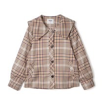 레노마키즈 여아용 체크 코트 R2131F03005