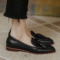 여성용 JCP 레트로 베이직 태슬 플랫 로퍼