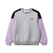 여아용 칼라 블럭 맨투맨 R2232T164