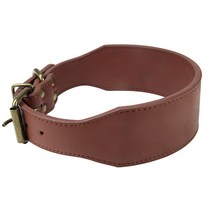 반려동물 가죽 목걸이, 브라운