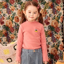 팬콧 아동용 팝아이즈 베이직 하프넥 티셔츠