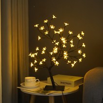 인테리어 USB작동 LED 조명, 벗꽃나무 48 LED