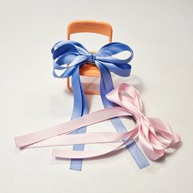 프라임리본 볼륨꼬리 리본 자동핀 2종 세트