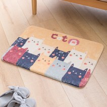 소프트 욕실 미끄럼 방지 발매트 DT112, 타입6, 1개