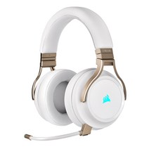 커세어 Virtuoso RGB 게이밍 헤드셋, VIRTUOSO RGB WIRELESS, PEARL