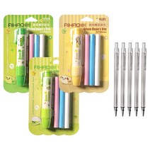 샤프식 지우개 3세트 + 심플 메탈 샤프 5p 세트, 1세트, 랜덤발송(지우개세트)