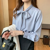 포플러앤씨 플로미 리본 블라우스