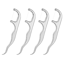 리빙홈디테일 스테인레스 치실, 4개, 1개입