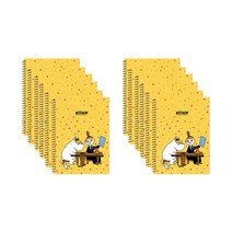 무민 신학기 스프링 노트 28p, 옐로, 12개