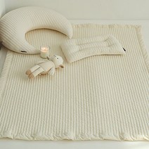 아솜느 유아용 순면 100수 누빔 패드 베이직, 아이보리
