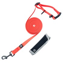 멍템 방수 핸즈프리 리드줄 3M 방수, 네온 오렌지