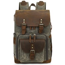 BAGnBAGs 시그니쳐 카메라 백팩 K-86, 아미그린